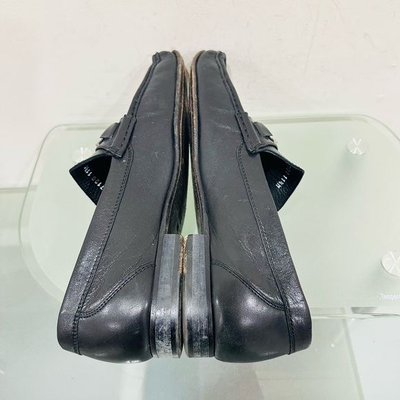 CALZOLERIA TOSCANA HAND CRAFT LEATHER BLACK MEN\'S SHOES SIZE‎ 11,5 MADE IN ITALY main image 7